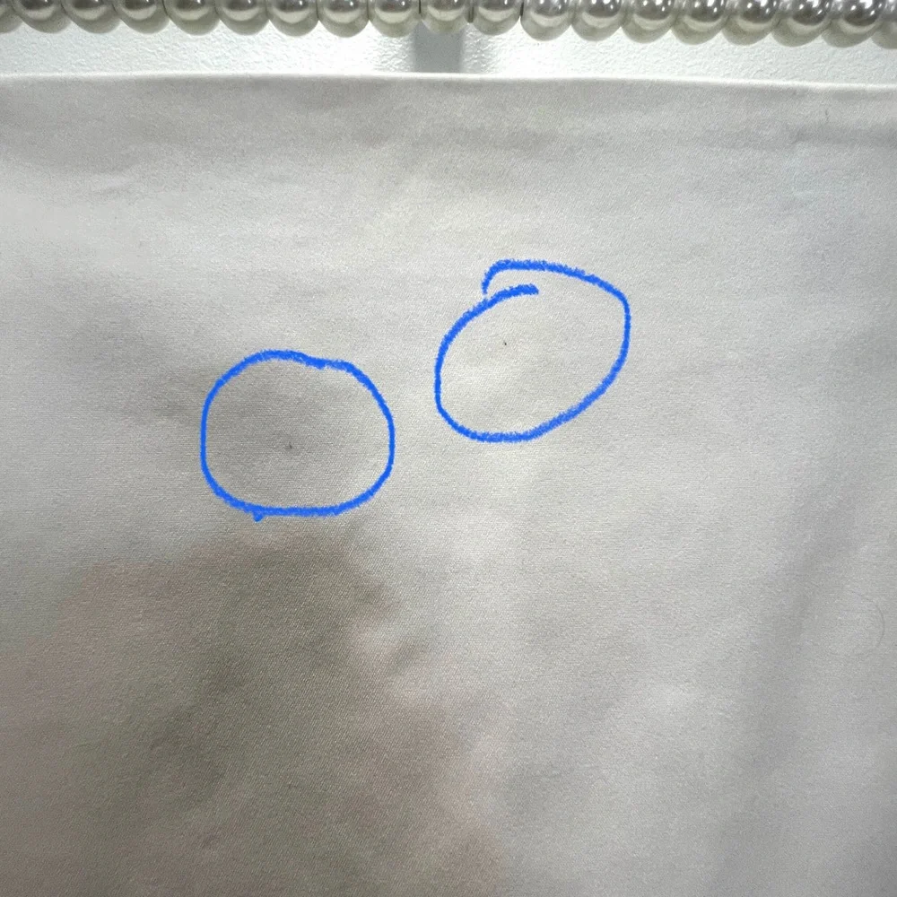 ETCETERA Solid White Pencil Skirt Eyelet Mock Tie Lace Up Detail Size 0 … - Picture 11 of 11